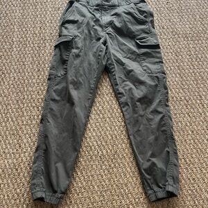 Unisex Uniqlo Dark Gray Cargo Pants